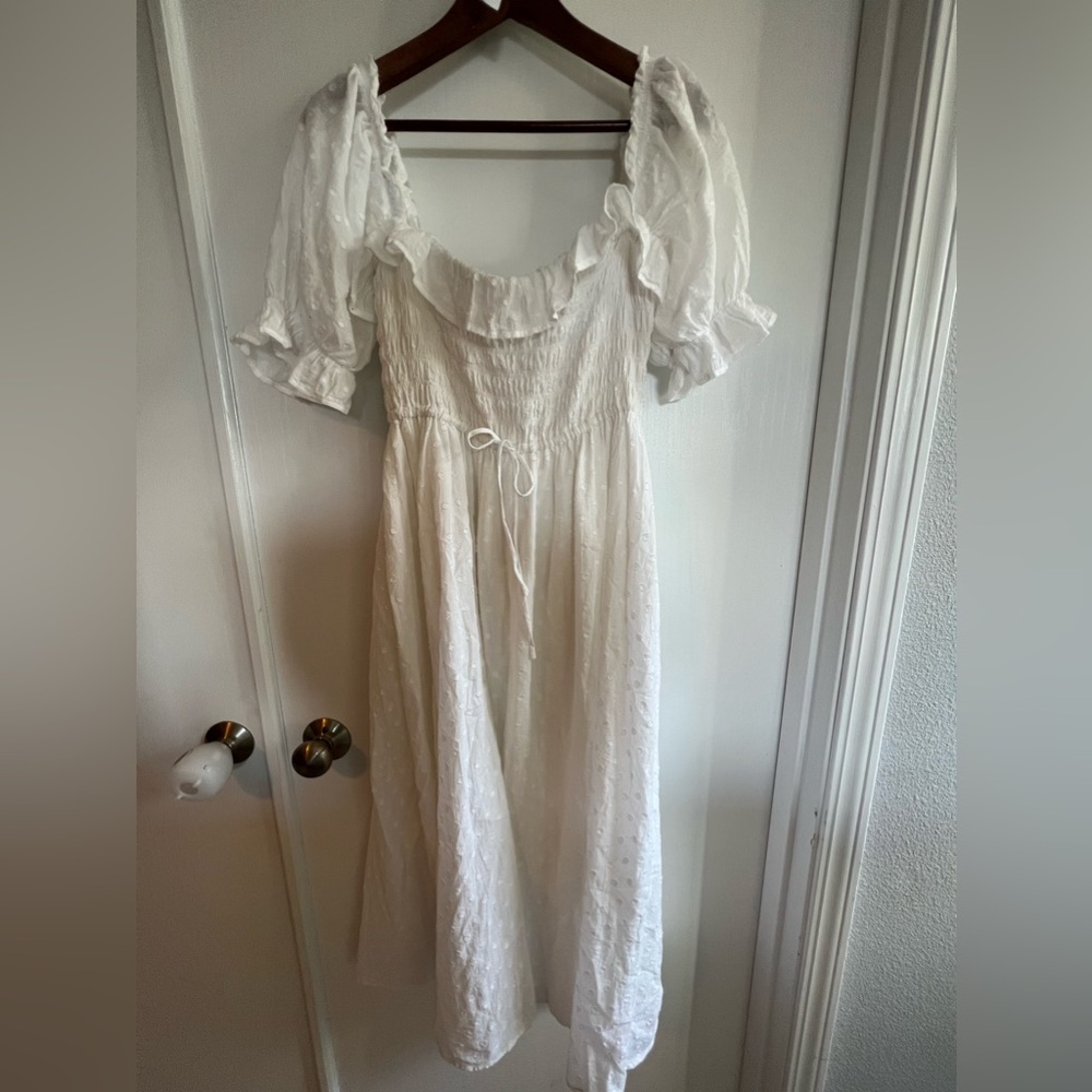 Dress size M white